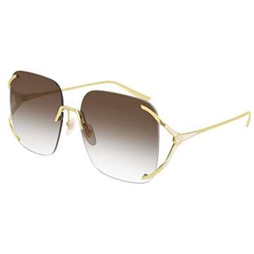 Gucci GG0646S Gold Women's Sunglasses - Luxury & Style