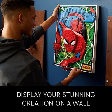 LEGO Art Spider-Man Build & Display Kit for Fans