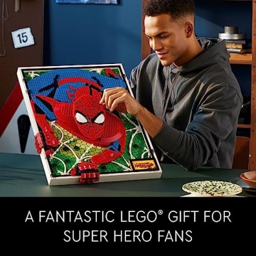 LEGO Art Spider-Man Build & Display Kit for Fans