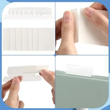 Yaomiao 24 Pcs Multicolor Hanging File Folders for Organization