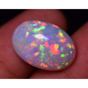OPAL_WORLD 2 Pcs. Of Natural Ethiopian Opal 19.5x13.5mm Oval Shape Cabochon cut loose gemstone for Jewelry making. | OW_05539_2