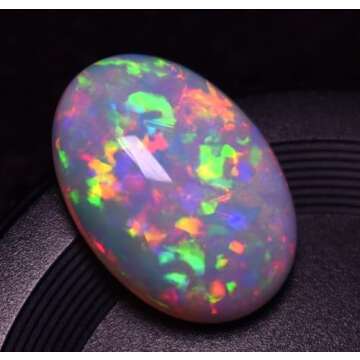 OPAL_WORLD 2 Pcs. Of Natural Ethiopian Opal 19.5x13.5mm Oval Shape Cabochon cut loose gemstone for Jewelry making. | OW_05539_2