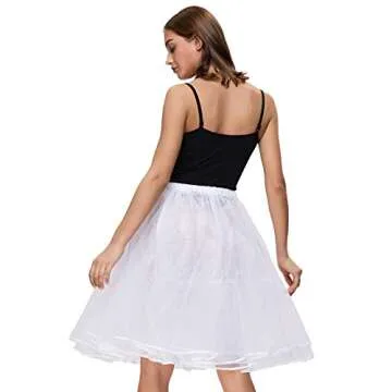 Belle Poque Retro Petticoat 25" Underskirt for Dresses