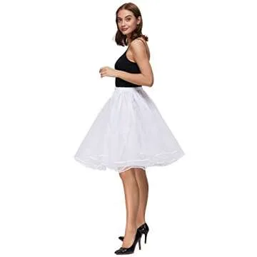 Belle Poque Retro Petticoat 25" Underskirt for Dresses