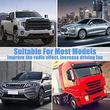 KSaAuto 12V Antenna Booster for Car Stereo Radio Signal Amp