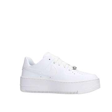 Nike Womens WMNS Air Force 1 Sage Low AR5339 100 Triple White - Size 6W