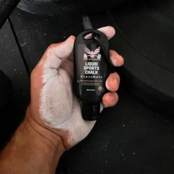 IRON AMERICAN Liquid Chalk - No-Mess Long-Lasting Grip Chalk for Weightlifting, Gymnastics, Rock Cli...