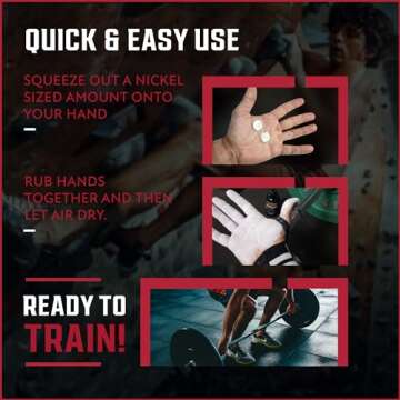 IRON AMERICAN Liquid Chalk - No-Mess Long-Lasting Grip Chalk for Weightlifting, Gymnastics, Rock Climbing, and Fitness Training - Combo 250ml + 50ml Travel - Advanced Hand Chalk for Gym