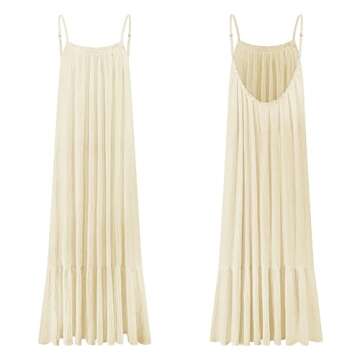 R.Vivimos Cotton Maxi Dress - Summer Boho Style