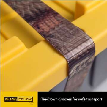 CX BLACK & YELLOW 15-Gallon Heavy Duty Storage Container