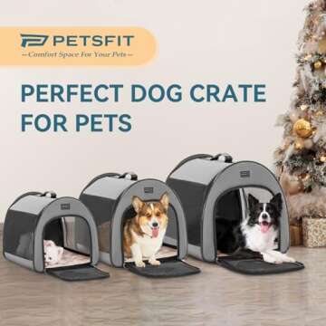 Buy PETSFIT Soft Dog Crate - Lightweight and Sturdy