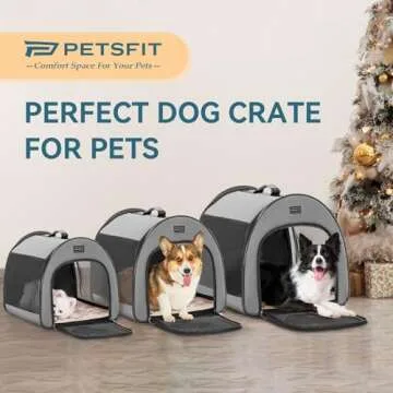 Buy PETSFIT Soft Dog Crate - Lightweight and Sturdy