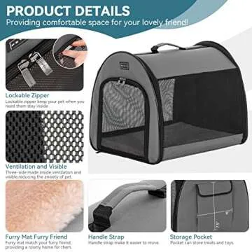 Buy PETSFIT Soft Dog Crate - Lightweight and Sturdy