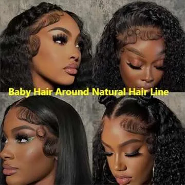 28 Inch Deep Wave Lace Front Wigs for Natural Look