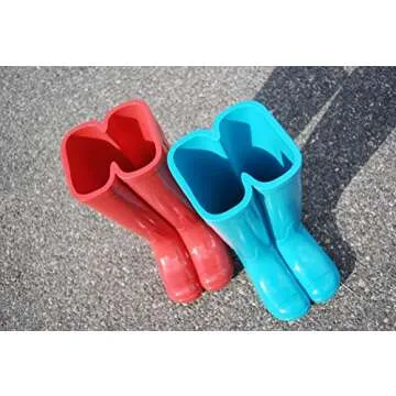 Unique Solid Resin Boot Umbrella Holder for Home Decor