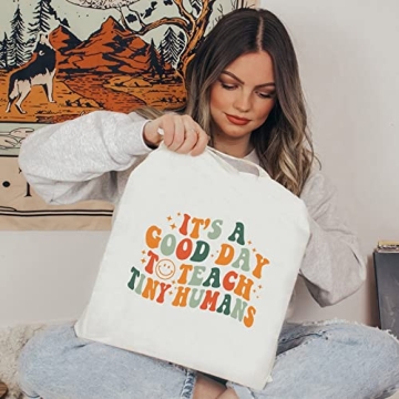 Kimoli Teacher Appreciation Canvas Tote Bag Durable Stylish