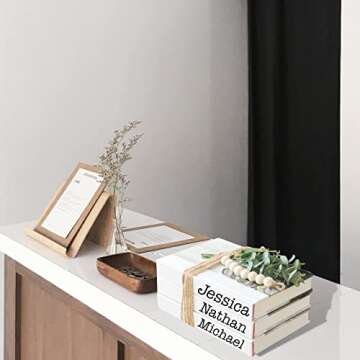 Pete&Eile Customizable Decorative Books for Home Decor