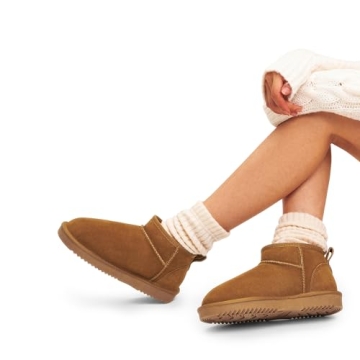 Stylish Suede Winter Boots with Faux Fur Lining