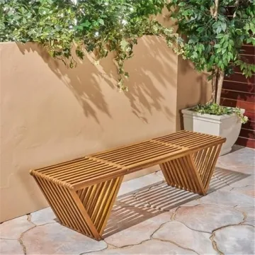 Christopher Knight Home Esme Wood Bench for Outdoor Use