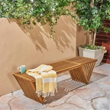 Christopher Knight Home Esme Wood Bench for Outdoor Use