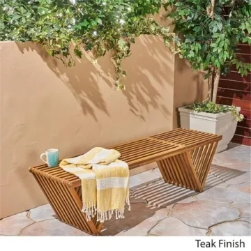 Christopher Knight Home Esme Wood Bench for Outdoor Use