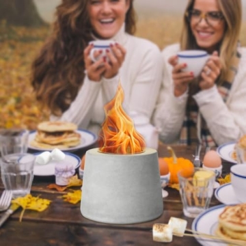 Karlliu Tabletop Fire Pit - Smokeless Indoor Outdoor Grill