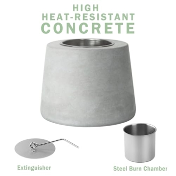 Karlliu Tabletop Fire Pit - Smokeless Indoor Outdoor Grill