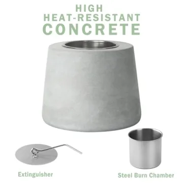 Karlliu Tabletop Fire Pit - Smokeless Indoor Outdoor Grill