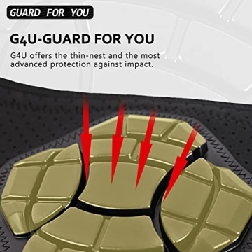 BRAVORD G4U Knee Pads for All Sports Activities - 2pcs