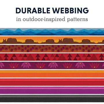 Ruffwear Classic Dog Collar, Medium Sized Breeds, Adjustable Fit, Size: Medium (36-51 cm/14-20 in), Blue Mountains, Hoopie Collar, 25203-9021420