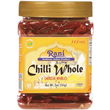 Rani Chilli Whole 5oz (141g) - All Natural Gourmet Spice for Cooking