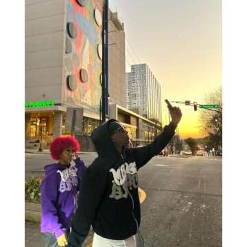 ZENMANCHEN Y2k Puff Print Zip Up Hoodie for All