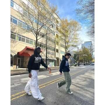 ZENMANCHEN Y2k Puff Print Zip Up Hoodie for All