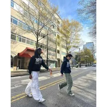 ZENMANCHEN Y2k Puff Print Zip Up Hoodie for All