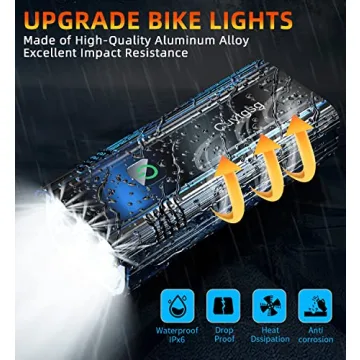 Super Bright 10000 Lumen Bike Lights for Night Riding