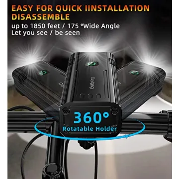 Super Bright 10000 Lumen Bike Lights for Night Riding