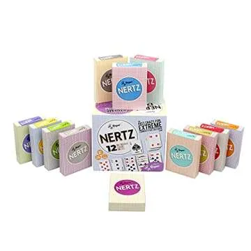 Regal Games Nertz Playing Cards 12 Pack - Decks of 12 Color Cards Wide-Size & Fun Playing Cards - Deck of Playing Cards for Poker, Solitaire, Blackjack & More