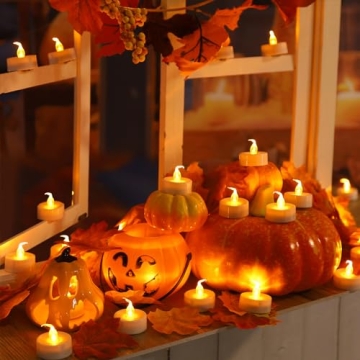 Topstone LED Tea Light Candles - Remote & Timer Included