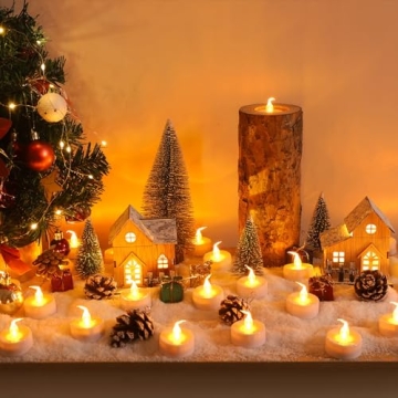 Topstone LED Tea Light Candles - Remote & Timer Included