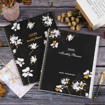 2025 Monthly Planner - 2025 Planner from Jan. 2025 - Dec. 2025, Monthly Calendar 2025 with Tabs, Inn...