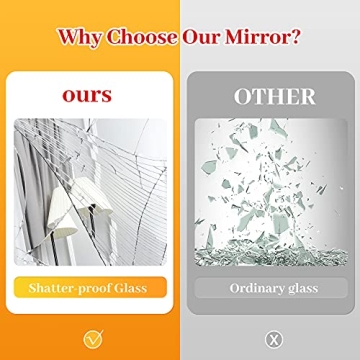 Gold Arched Full-Length Mirror Elegant Functional 71x32