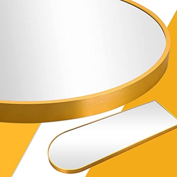 Gold Arched Full-Length Mirror Elegant Functional 71x32