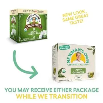 Newman's Own Organic Green Tea with Health Benefits 40ct