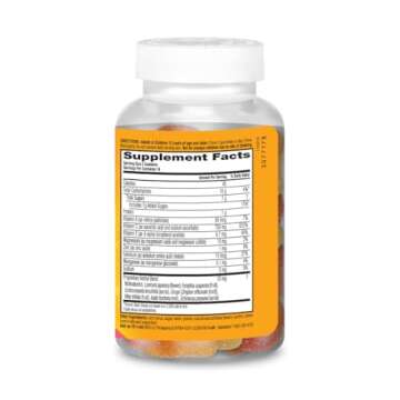 Airborne 750mg Vitamin C Immune Support Supplement Gummies for Adults, Assorted Fruit Flavor, Gluten Free Crafted Blend with Powerful Antioxidants Vitamins A C & E, 42 Gummies (2 Pack)