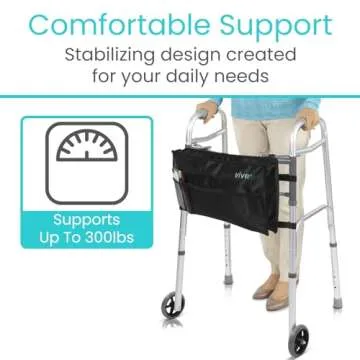 Vive Mobility Folding Walker - Lightweight & Durable Support