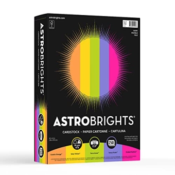 Astrobrights Colored Cardstock Pack of 250, 65 lb