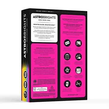 Astrobrights Colored Cardstock Pack of 250, 65 lb