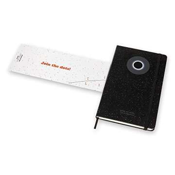 Moleskine Limited Edition David Bowie Notebook, Hard Cover, Large (5" x 8.25") Ruled/Lined, Black, 2...