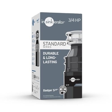 InSinkErator Badger 5XP Garbage Disposal – Quiet & Efficient