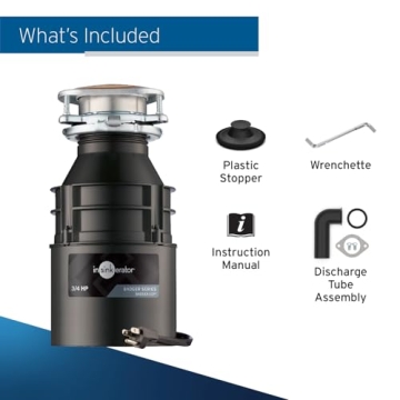 InSinkErator Badger 5XP Garbage Disposal – Quiet & Efficient